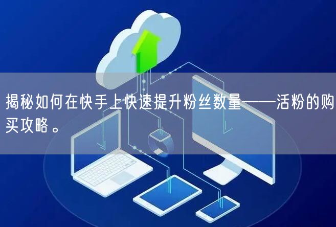 揭秘如何在快手上快速提升粉丝数量——活粉的购买攻略。