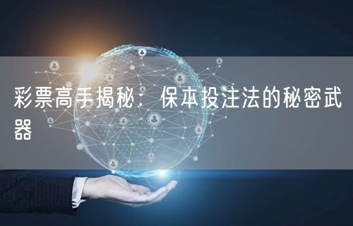 彩票高手揭秘：保本投注法的秘密武器